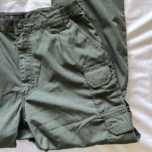 5.11 tactical army green cargo pants - Picture 4 of 8